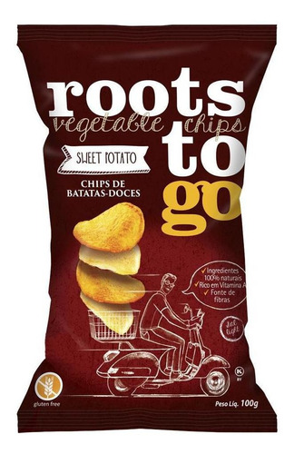 Roots To Go Chips De Batata Doce 100g