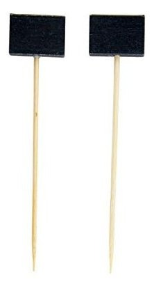 Imagen 4 de 6 de Picknwood Pk209bbtikon9 Pick De Bambu Con Rectangular Slate