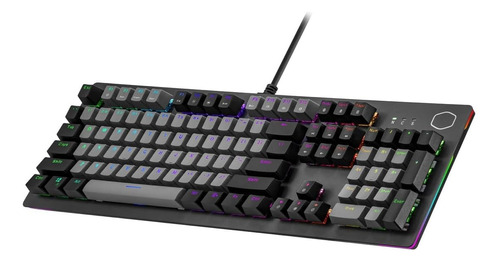 Teclado Mecanico Gamer Cooler Master Ck352 Switch Azul Rgb