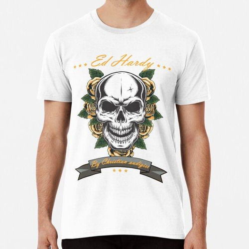 Remera Camiseta Vintage De Ed Hardy Algodon Premium