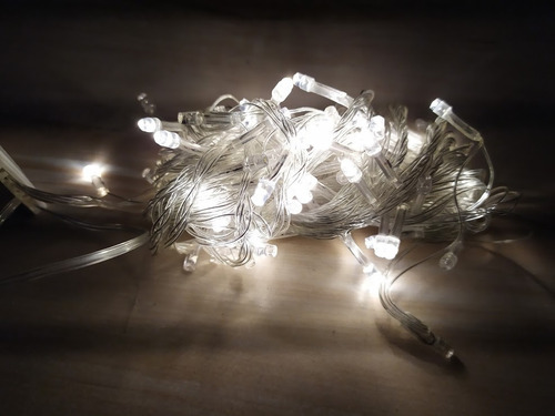 Imagem 2 de 5 de Pisca Pisca 100 Led Decoração De Natal 9 Mts 110v Brancofrio