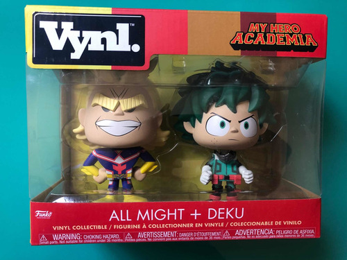 Funko Vynl All Might + Deku Funko Vynil Art (Usado)