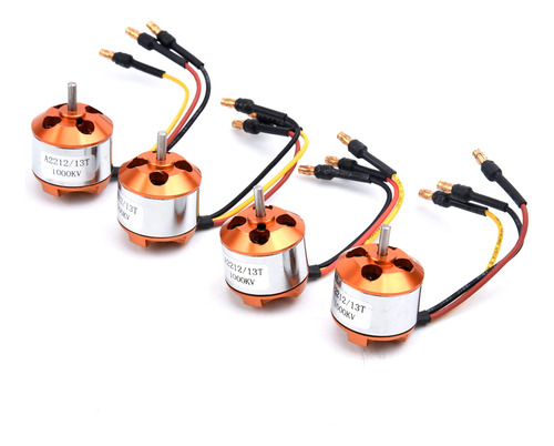 Fpvdrone A2212 1000kv Motor Sin Escobillas 13t Con Conectore