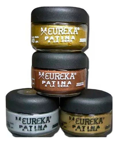 Patinas A La Cera Eureka Colores Comunes X 40grs