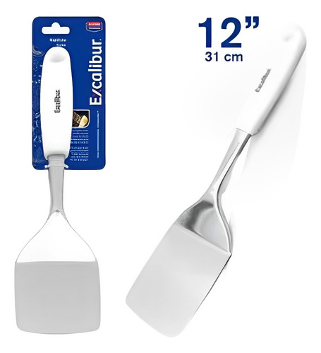 Espátula Para Cocina Plana De 12 31cm Excalibur Mayor Detal