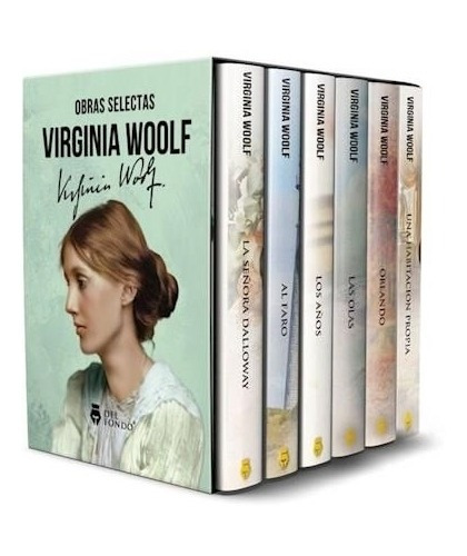 Obras Selectas - Wolf - Caja 6 Libros Virginia Woolf Del Fon