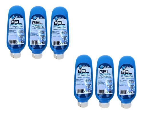 Gel Conductor P/ultrasonido O Electroconductor 250ml C/6 Pza