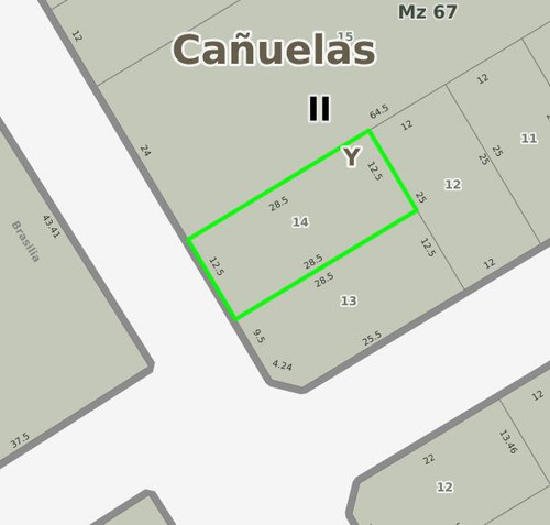Terreno En Venta - 356mts2 - Cañuelas