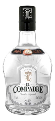 Pack De 4 Tequila El Compadre Cristalino 1l