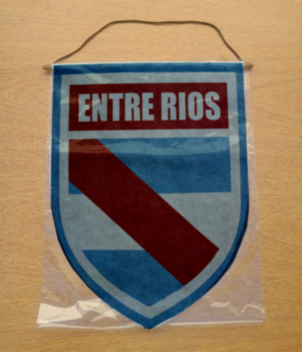 Banderin Shield 40 Cm Bandera De Entre Rios Modelo 02