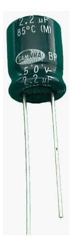 4x Capacitor Eletrolitico 2,2uf/50v 85º Bipolar 10x12,5mm