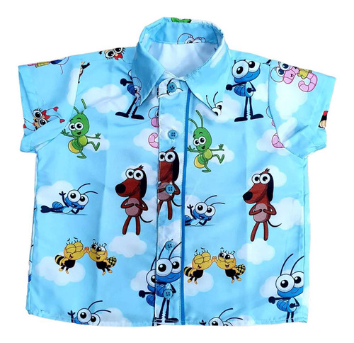 Camisa Bob Zoom Infantil