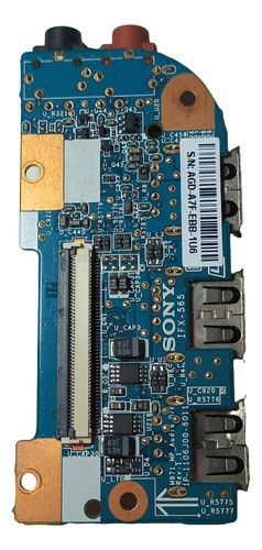 Placa I/o Sony Ifx-565 Usb Áudio Notebook - Sem Teste