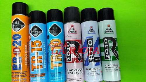 Pegamento/ Adhesivo En Aerosol Base Acuosa Tr-10 No Mancha