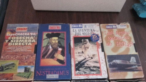 Lote De Vhs Documentales X 10