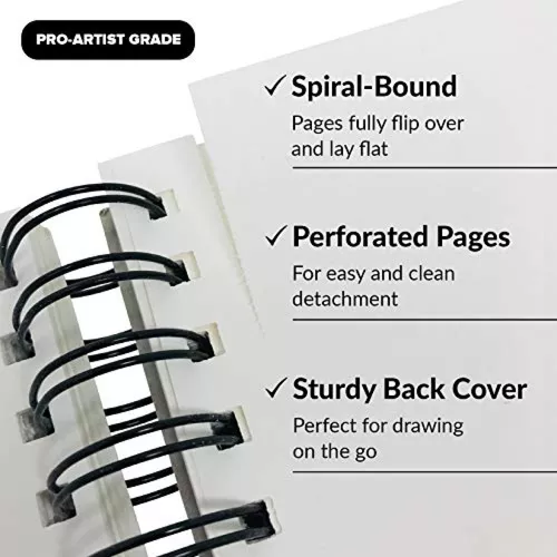 Stillman & Birn Beta Series Wirebound Sketchbook, 7 x 7, 270 GSM (Extra  Heavyweight), White Paper, Cold Press Surface