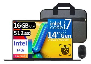 Asus Vivobook 16x Core I7-12va Gen, 16gb Ram, 512ssd W11 Pro