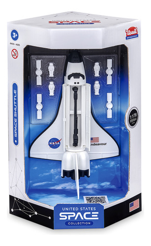 Onibus Espacial Miniatura Space Shuttle Foguete Nasa 1/76