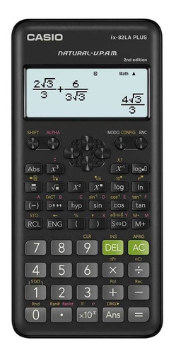 Calculadora Científica Casio Fx-82laplus 2 Gen 252 Funciones