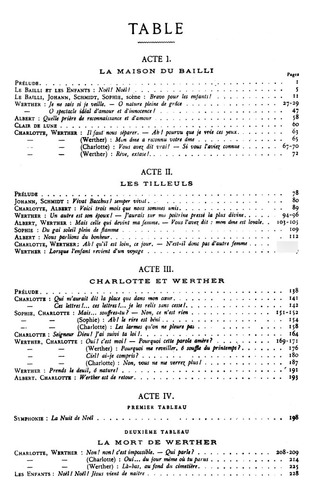 J. Massenet: Werther, An Opera In Four Acts For Soli, Chorus
