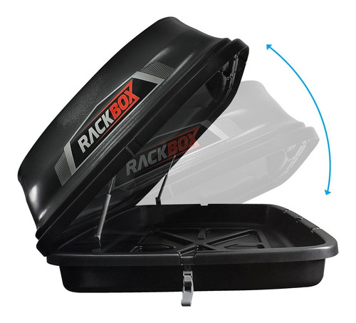 Imagem 4 de 6 de Baú Maleiro Bagageiro Rackbox 360l Preto