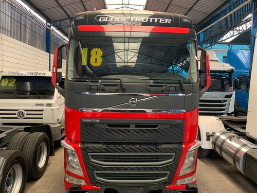 Caminhão Volvo Fh 540 6x4 Ano 2018 Vermelho Novo