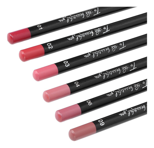 6pcs Lip Lip Liner Profesional Imploude Matte Lip Pencil Lip