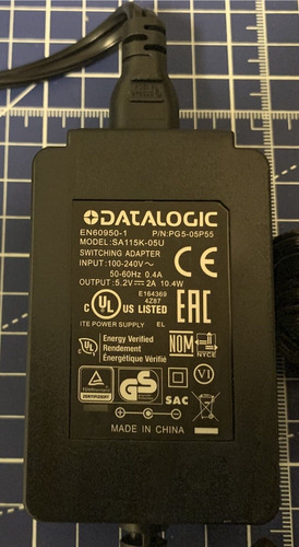 Datalogic Pg5-05p55 / 90acc1893 Ac/dc Power Supply Sa115 Tts