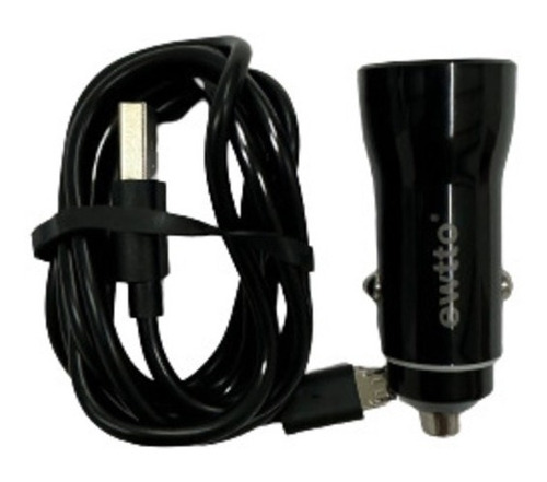 Cargador Auto Usb Micro Cable 3.8a Usbx2 Ewtto Et-d0300m-12