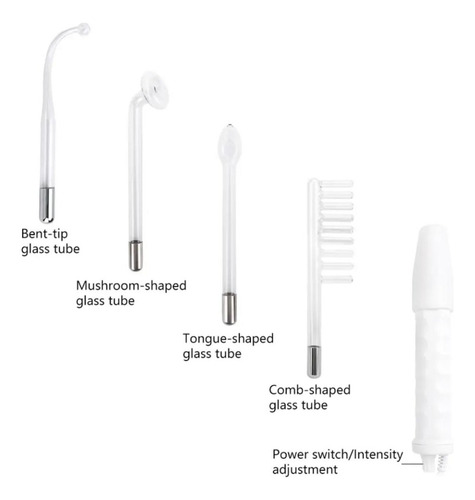 Aparato De Belleza Portátil De Alta Frecuencia C/4 Electrodo