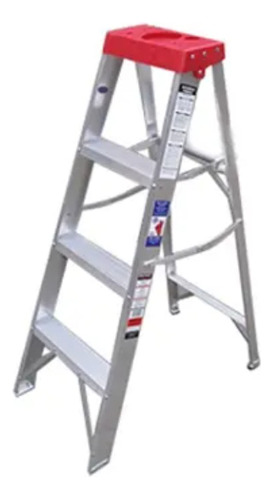 Escalera Escalumex Tijera De Aluminio 3 Escalones 1.22m Stl