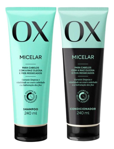 Shampoo + Condicionador Ox Micelar 240ml