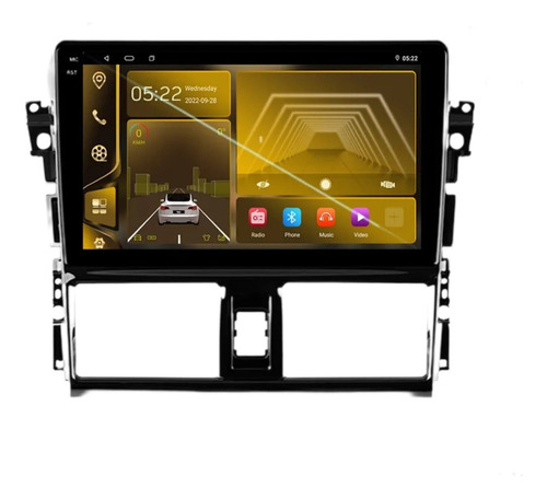 Autoestereo De Pantalla Android Toyota Yaris Carplay Gps