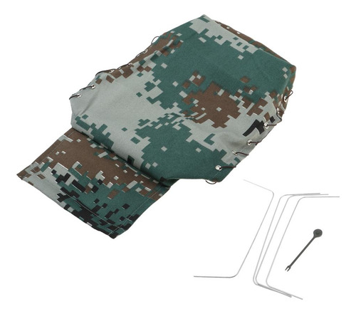 Cubierta De Capilla Color Camuflaje Para 1/16 Rc Coches Wpl