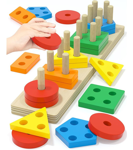 Juguetes Montessori Para Niños De 1 2 3 Años Niñas, Juguetes