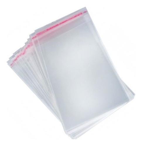 Bolsas De Celofán Autoadhesiva Con Pega Pega 7x10p X100un