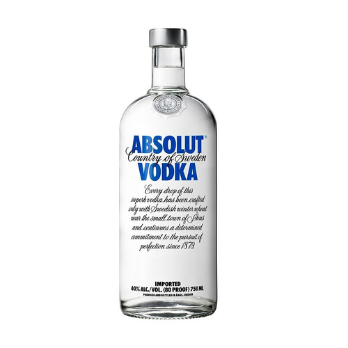 Imagen 1 de 2 de Absolut Vodka 750 Ml