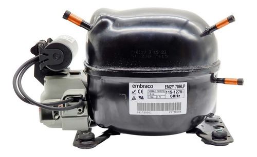 Imagem 1 de 8 de Motor Compressor Embraco 1/5 Em2y 70hlp R134a 127v E 220v