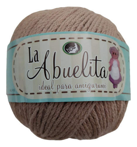 Hilaza La Abuelita 5 Madejas De 50 Gramos Mismo Color 24 Camello