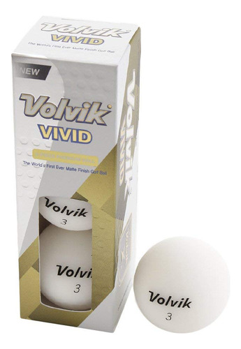 Vivid 3 Pelota Golf Manga Visualizacion Mate Blanco