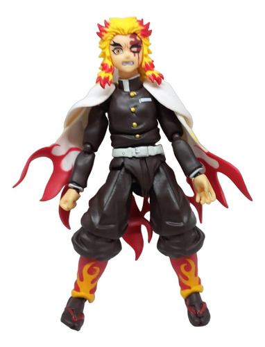 Figura Articulada Rengoku Con Accesorios 12cm