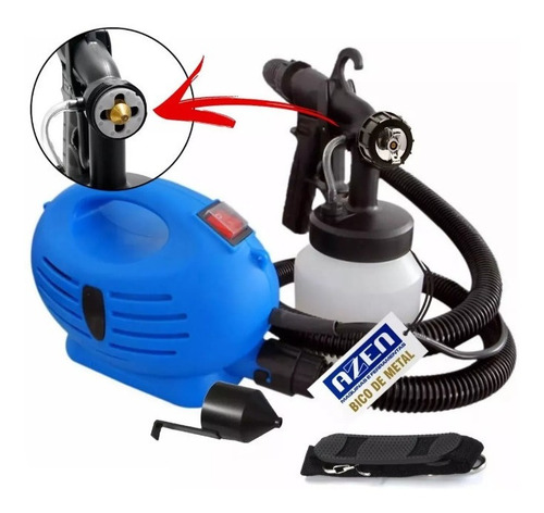 Pulverizador Pistola De Tinta Compressor 650w Super Kit
