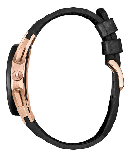 Relógio Bulova Curv Precisionist 98a185 Titaniun Preto Preto Preto