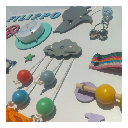 Tablero Sensorial Mural Ser Selva Panel Didáctico Montessori