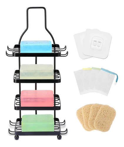 Soporte De Jabón Y Maquinilla De Afeitar Para Ducha 4 Nivele
