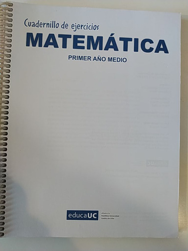 Cuadernillo De Ejercicios Matemática Primer Año Medio Educa (Usado)