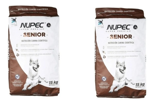 Alimento Nupec Senior 2 Bultos De 15 Kg Cada Uno