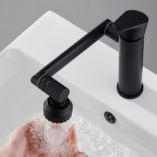 Grifo Monomando Para Baño Movimiento Giratorio 360 Grados