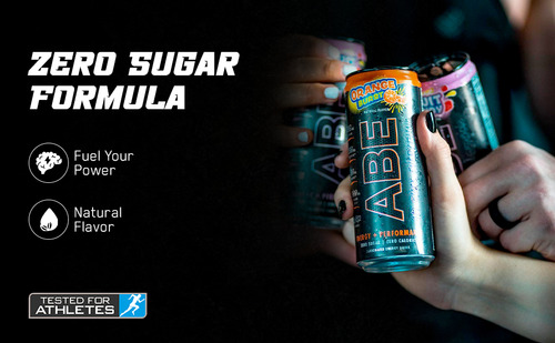 Bebida Energizante Abe Orange Burst 12 Latas (473 Ml)