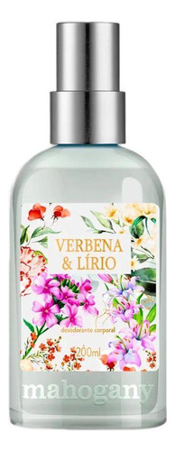 Mahogany Águas Intensas Verbena E Lírio - Feminino 200ml